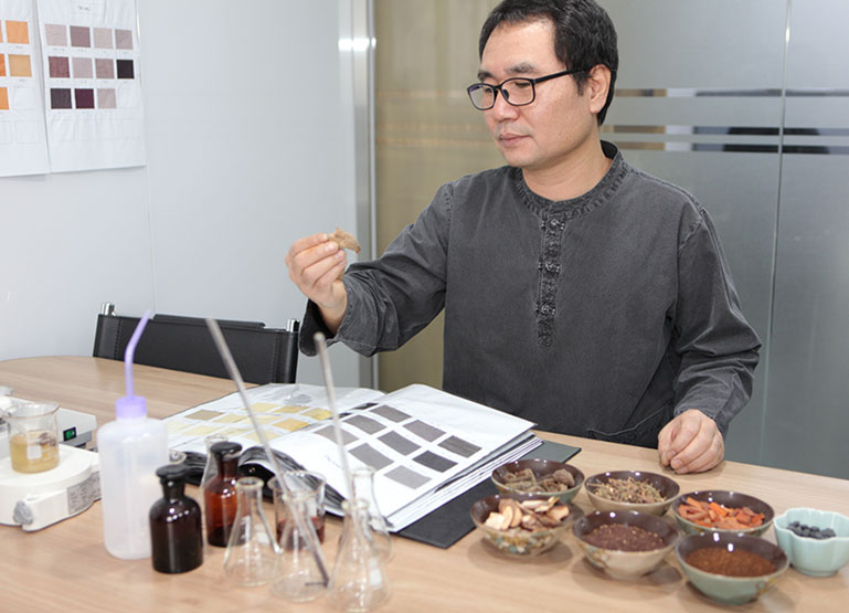 천연염색 흑채